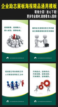 企業(yè)勵志展板海報(bào) 激發(fā)團(tuán)隊(duì)力量的視覺藝術(shù)